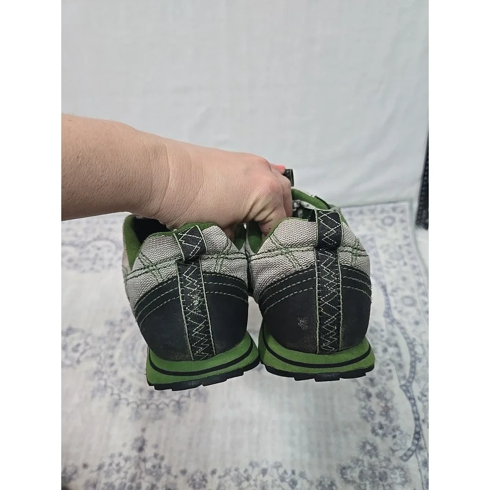 Patagonia Women's Size 10 Vibram Low Top Hiking Trail‎ Shoes Gray Green Black